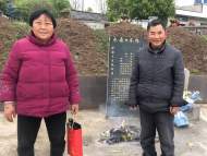 巢湖村民祭奠五位抗日烈士 其中兩位的親屬仍未找到