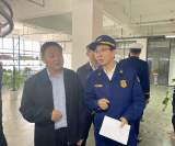 宿州市委常委、常务副市长操隆山带队开展“五一”节前         消防安全检查   