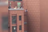驚險！宿州少女18樓跳下瞬間被他一把抓住！