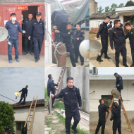 肥西縣掀起非法衛星地面接收設施整治風暴