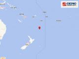 新西蘭克馬德克群島附近發(fā)生6.1級地震 震源深度10千米