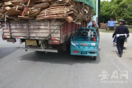 蕪湖：貨車超寬遮擋視線釀事故 撞傷電動車駕駛人
