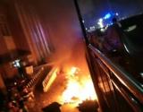 合肥一小区发生火灾：多辆电动车被烧成空壳 事发时有电动车在冒雨充电