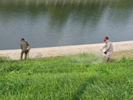 合肥南淝河河道保潔員