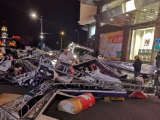 江苏省南通市突遭冰雹和大范围强雷暴大风天气  造成11人死亡