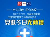 海報|5月17日疫情防控通報：安徽今日無新增