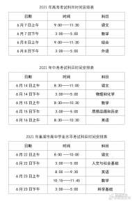 定了！巢湖2021年中高考考點公布