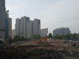 农行六安分行30年老大楼正在拆除   曾是当地地标之一