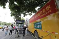 大考2021|供電應急車開到淮南一中高考考點門口