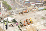 六安解放南路封闭施工