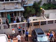 合肥沿河路金蘭灣小區13處違建被拆除