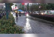 合肥發(fā)布暴雨黃色預警 部分路段出現(xiàn)積水
