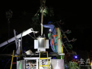 強對流來襲 肥東、長豐、肥西等縣域電網受影響較大