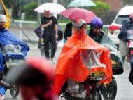 10月9日安徽陰天有小雨 江北部分地區中雨