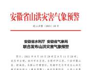 這些地方要注意！安徽發布山洪災害氣象預警 