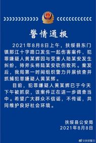 廣西扶綏：嫌犯因糾紛在街頭持斧頭將他人砍傷致死