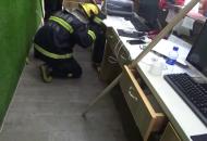 淮南一兒童攝影屋 突然出現一條蛇