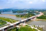 铜陵市G236青通河大桥改建工程左幅主桥合龙