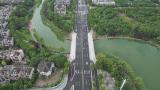 组图|合肥天鹅湖桥加宽改造完工 记者航拍通车放行现场