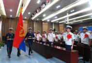 致敬！合肥27名消防員退出消防救援隊伍（組圖）