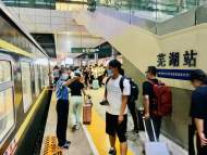 10月8日合肥鐵路迎返程客流高峰 共計發送旅客16萬人次