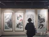 长三角书画名家作品展在安徽画廊开幕