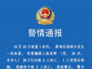 武漢市一男子持刀行兇致5人死亡、1 人受傷后 逃跑途中又致 2人死亡