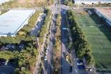 航拍｜合肥包河大道与大连路交口路面出现塌陷