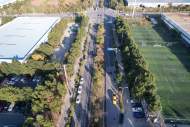航拍｜合肥包河大道與大連路交口路面出現塌陷