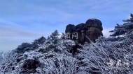 雪中山景別樣艷！九華山高海拔地區(qū)下雪了