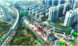 合肥文忠路双层高架雏形渐现
