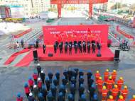 合肥市軌道交通3號線南延2標段仙霞路站盾構始發