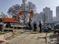 合肥：京福高鐵沿線1500平方米違建被拆除