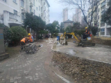 合肥盛世名城西区桂竹苑小区道路积水？记者探访：积水已排出