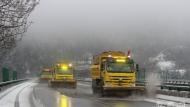 春運迎來首場雨雪天氣  安徽高速鏟冰除雪保暢通