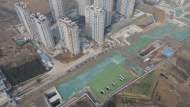 合肥地鐵2號線東延線新安江路站附屬結構封頂