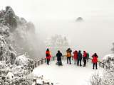 黄山风景区春节假期迎客5万多人 雪景成关键词