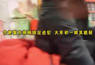 合肥警方視頻鎖定逃犯 大年初一將其抓獲