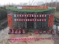 合肥西二環快速化改造工程開始澆筑箱梁 主線橋將力爭10月放行