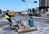 晴好天气施工忙 蚌埠多条道路工程建设"加速跑"