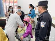 安慶6歲幼童突發疾病 巡邏民警3分鐘送醫