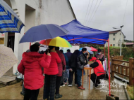 貴池區墩上街道：疫情防控一線，志愿者在行動！
