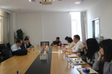 居巢经开区：建设银行团队来经开区洽谈业务合作
