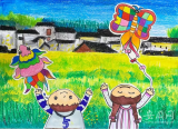 蕪湖小學生手繪春天里的希望