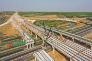 寧安高速公路安徽段水穩底基層試驗段順利施工