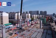 合肥文忠路高架主線橋力爭10月完工 記者探訪施工現場
