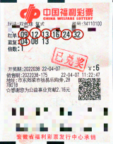 铜陵彩民喜领近千万元双色球大奖