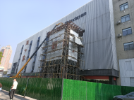 合肥天下宴酒店超高超大門樓因違建被拆除