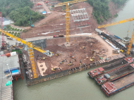 “五一”假期G3銅陵長江公鐵大橋施工建設忙