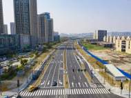 合肥新站高新區(qū)十條道路全面“上新”